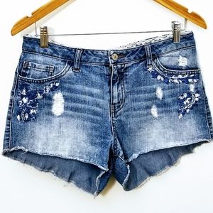 🚀Embroidered🍒Denim♥️Shorts
